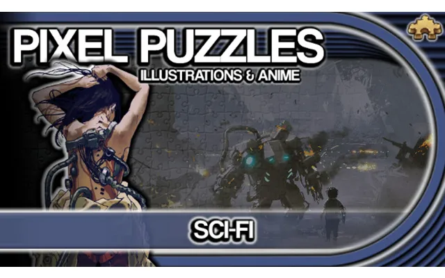 Pixel Puzzles Illustrations & Anime - Jigsaw Pack Sci-fi
