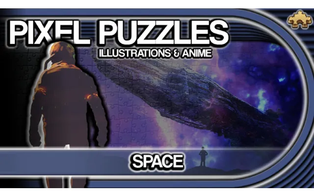 Pixel Puzzles Illustrations & Anime - Jigsaw Pack Space