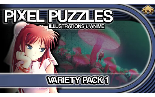Pixel Puzzles Illustrations & Anime - Jigsaw Pack Variety Pack 1
