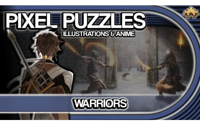 Pixel Puzzles Illustrations & Anime - Jigsaw Pack Warriors