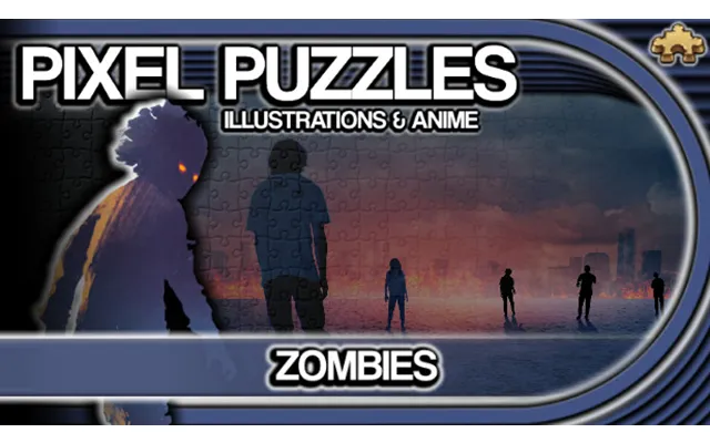 Pixel Puzzles Illustrations & Anime - Jigsaw Pack Zombies