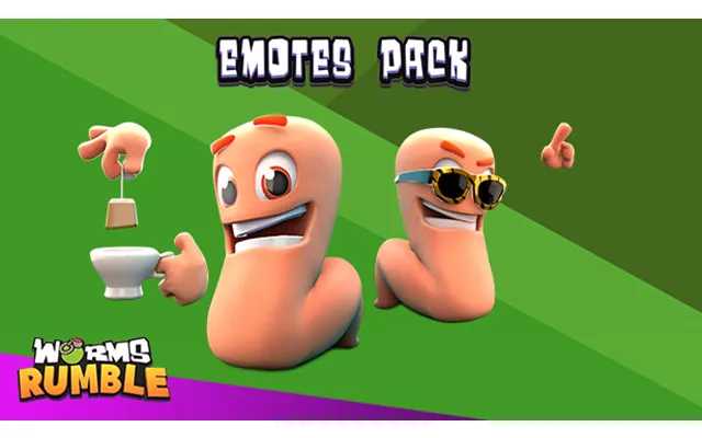 Worms Rumble Emote Pack