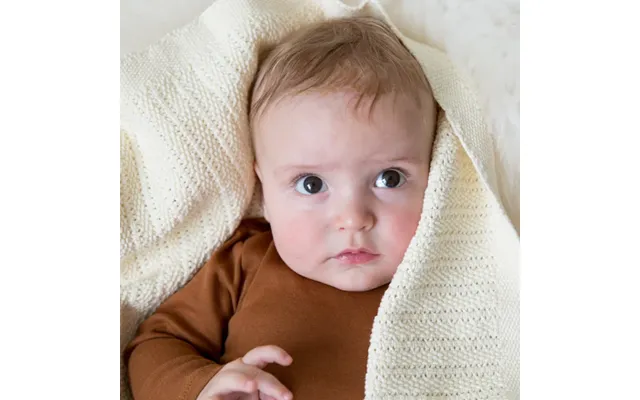 Hippychick Cream Cellular Baby Blanket
