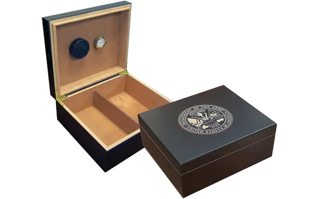 Army Cigar Humidor Black