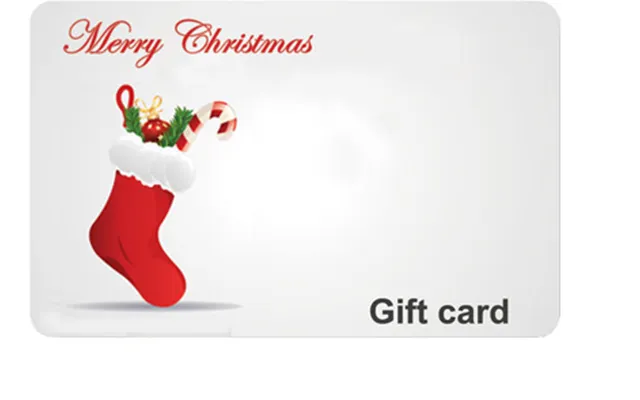 Christmas Stocking Gift Card