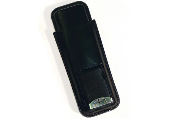 Cigar Leather Case W Cutter Black