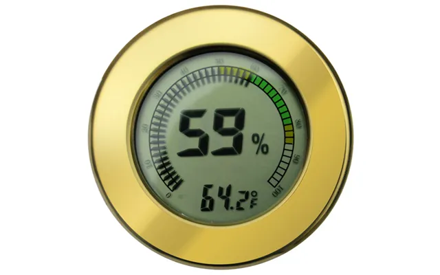 Digital Hygrometer W Calibration Gold
