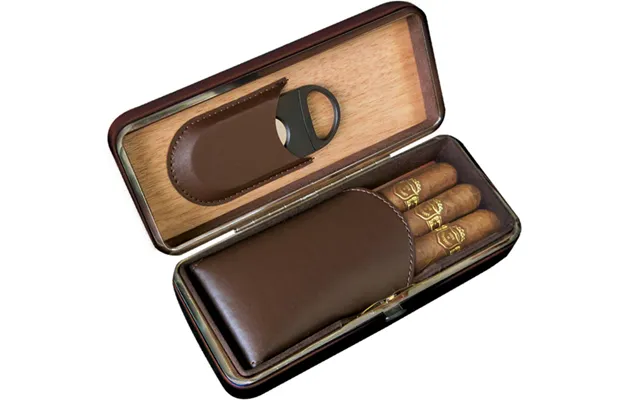 Folding Case With Cutter Brown