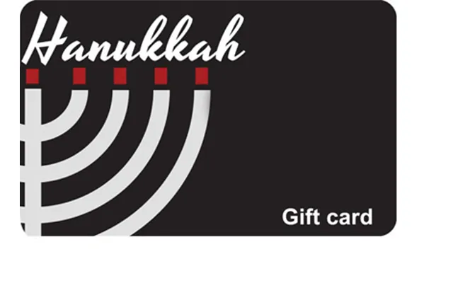 Hanukkah Holiday Gift Card
