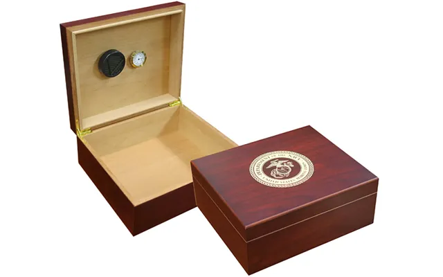Marines Cigar Humidor Cherry
