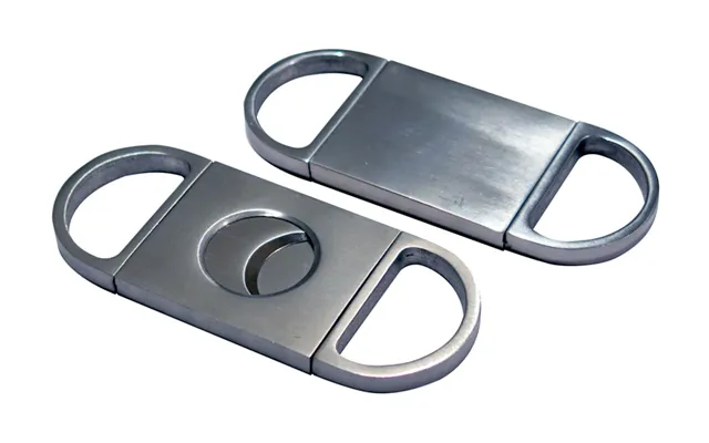 Silver Precision Cut Cigar Cutter