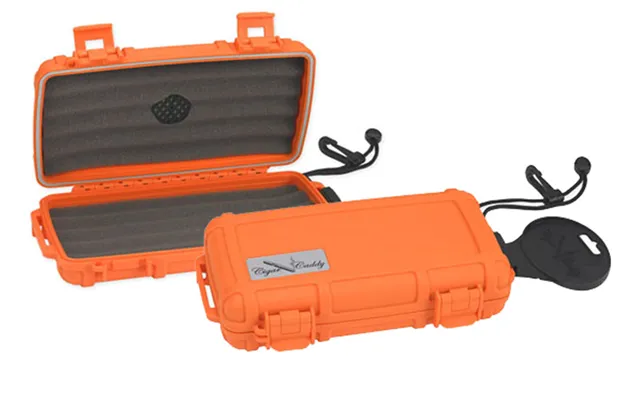 The Cigar Caddy 5 Blaze Orange