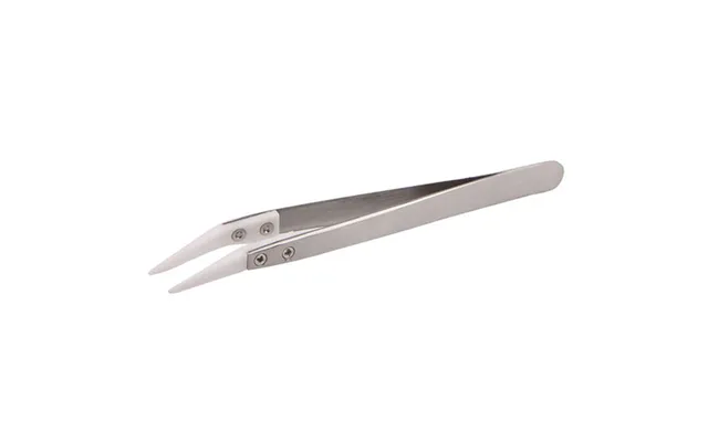 35 Degree Ceramic Tweezers - Silver