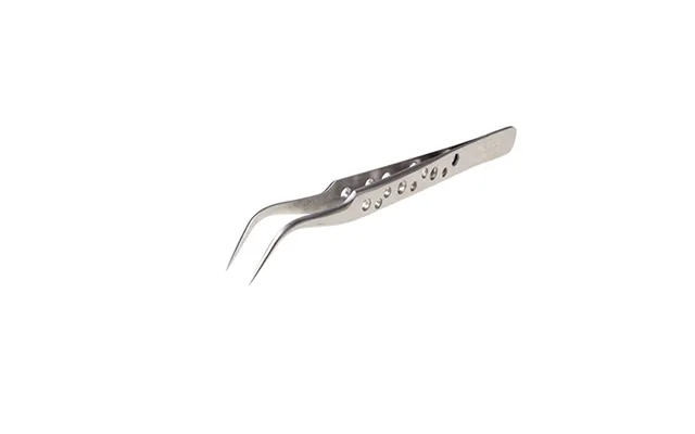 7-sa Sr Stainless Steel Antiskid Angled Tweezers