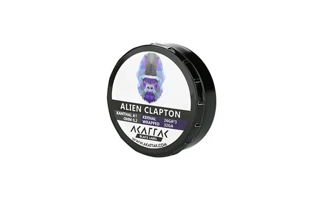 Akattak Kanthal A1 Ss 316 Alien Clapton Prebuilt Coil - 20pcs
