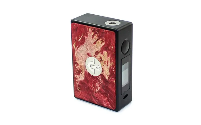 Authentic Asmodus Eos 180w Touch Screen Tc Vw Variable Wattage Stablized Wood Box Mod - Red