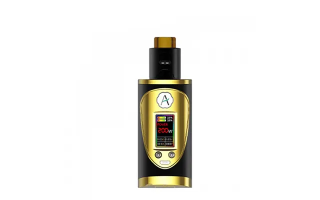 Authentic Avidvape Throne Squonker 200w Tc Temperature Control Vv Vw Kit - Gold