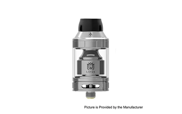 Authentic Hugsvape Lotus 24mm Rta Rebuildable Tank Atomizer 2ml 5ml - Silver