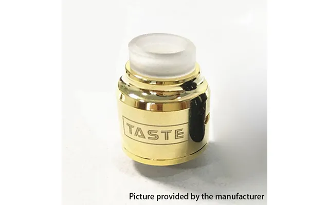 Authentic Omeka Msm Taste 24mm Rda Rebuildable Dripping Atomizer W Bf Pin - Gold