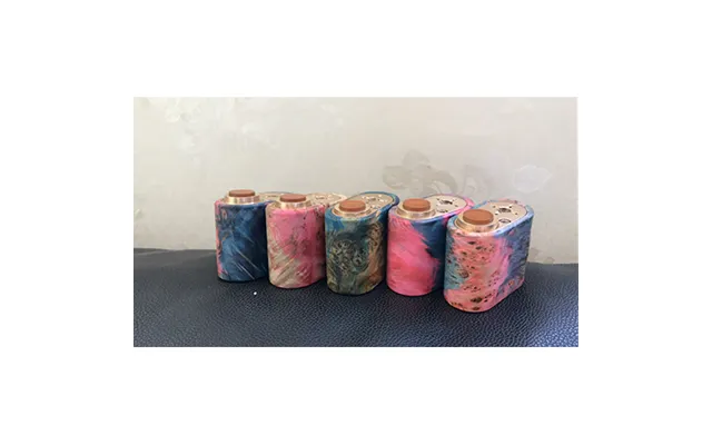 Authentic Philippines Vgme 18350 Stabilized Wood Mechanical Mod - Random Color
