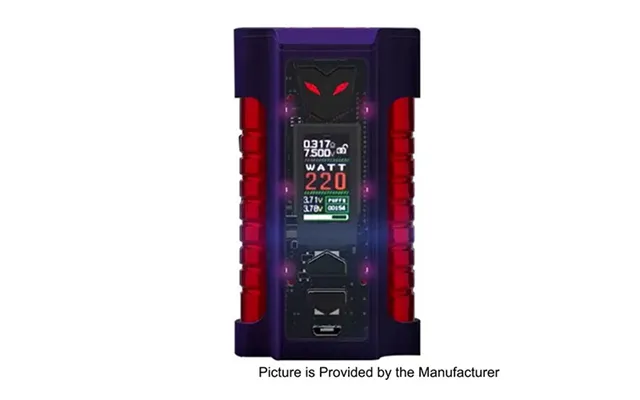 Authentic Sigelei Mt Combines 220w Tc Vw Variable Wattage Mod - Dark Purple