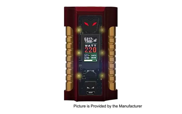 Authentic Sigelei Mt Combines 220w Tc Vw Variable Wattage Mod - Dark Red