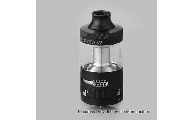 Authentic Steam Crave Aromamizer Supreme V2 25mm Rdta Rebuildable Dripping Tank Atomizer - Black