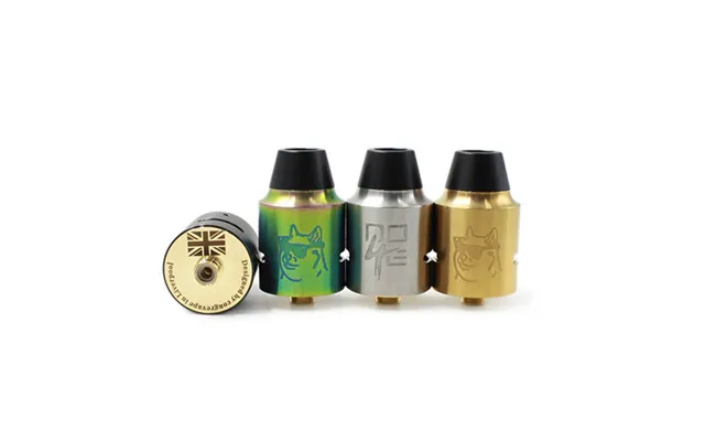 Doge V4 Style 24mm Rda Rebuildable Dripping Atomizer - Rainbow