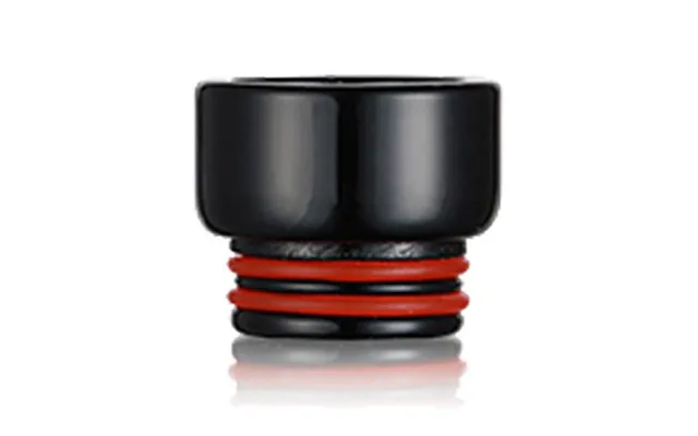 Glass Wide Bore Drip Tip For Smok Tfv8 Clearomizer - Black