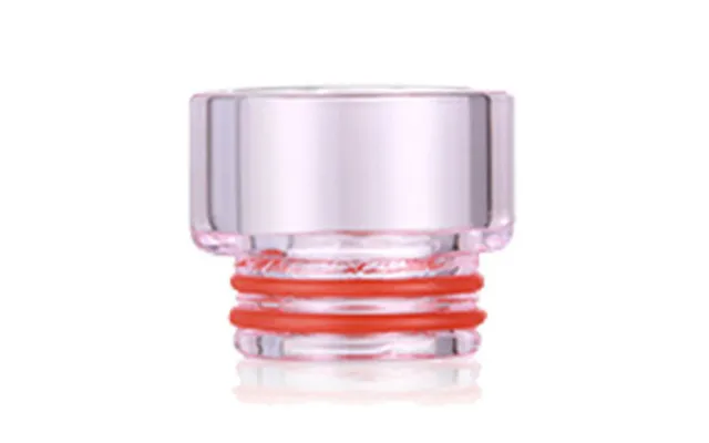 Glass Wide Bore Drip Tip For Smok Tfv8 Clearomizer - Pink
