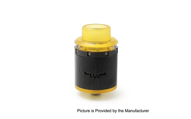 Helm Style 24mm Rda Rebuildable Dripping Atomizer W Bf Pin - Black