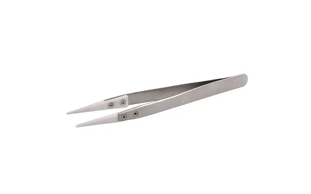 Right Angle Ceramic Tweezers - Silver