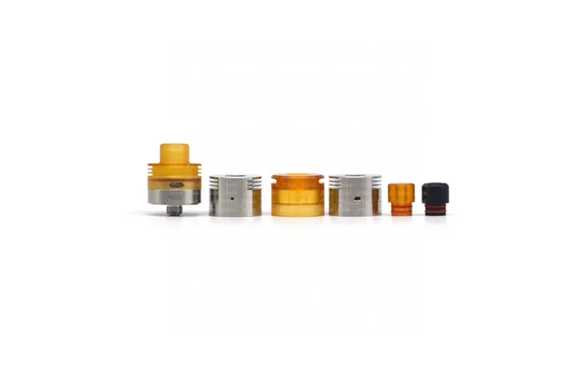 Ships From Germany Ulton Parvum Style 22mm Rda Rebuildable Dripping Atomizer W Bf Pin - Silver