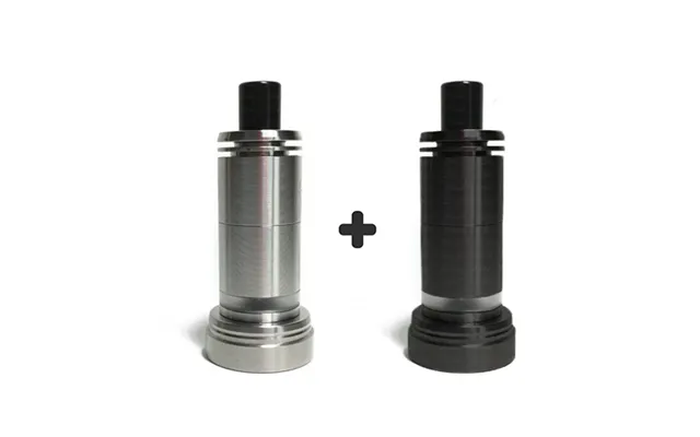 Ulton Das Tank Ding Style Rebuildable Tank Atomizer 6ml Edition With Logo - Black And Silver