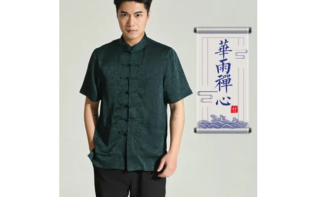Chinese Shirt Blouse Kung Fu Costume -6lwtk9fji-1