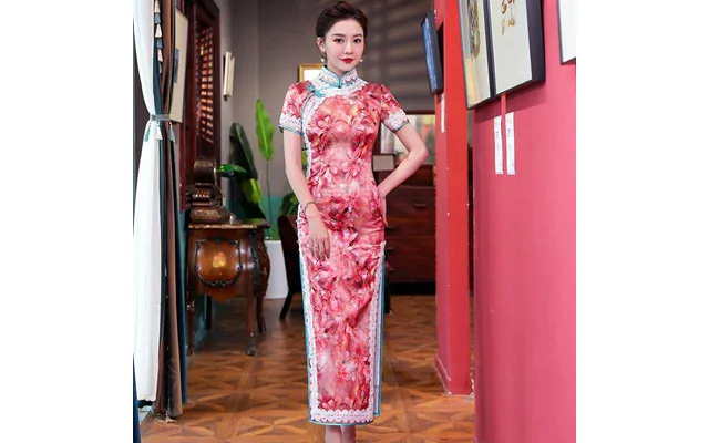 Oriental Qipao Cheongsam Chinese Dress -ks8k9j7v5