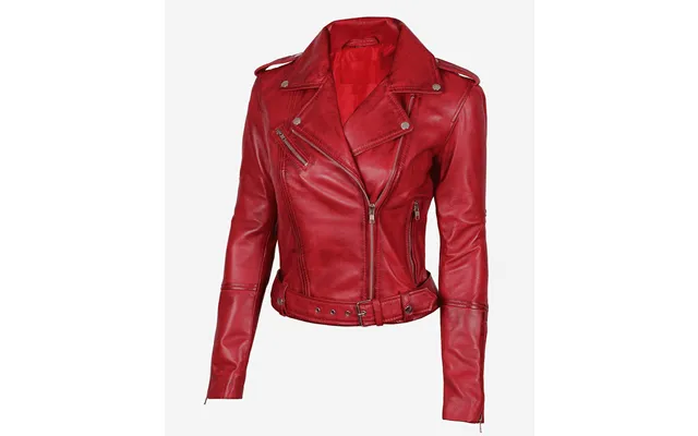 Maroon Leather Jacket
