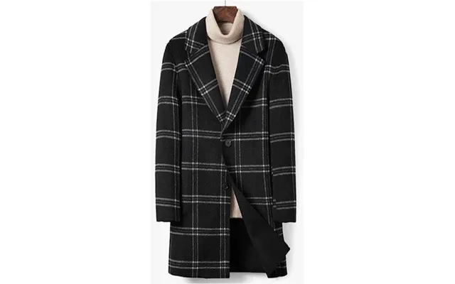 Men Plaid Brown Colors Overcoat product image
