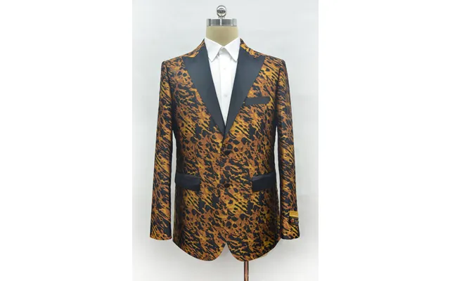 Mens Alligator Leather Jacket - Gator Jacket Leopard product image