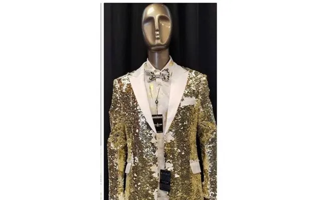 Men's Blazer White Gold Tuxedo Dinner Jacket And Blazer Two Toned