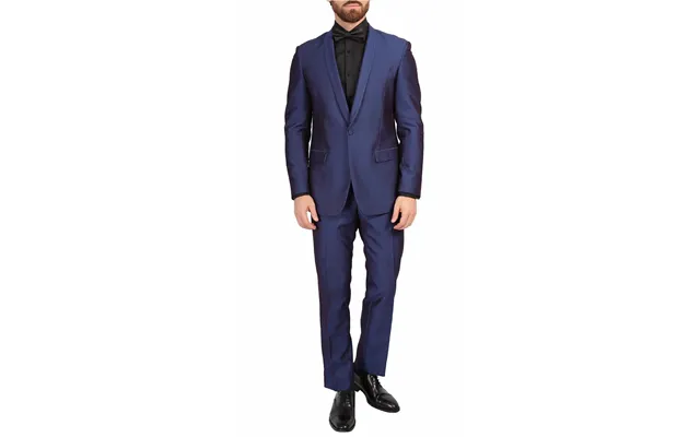 Mens Slim Fit Sharkskin Shawl Prom Tuxedo In Navy Blue