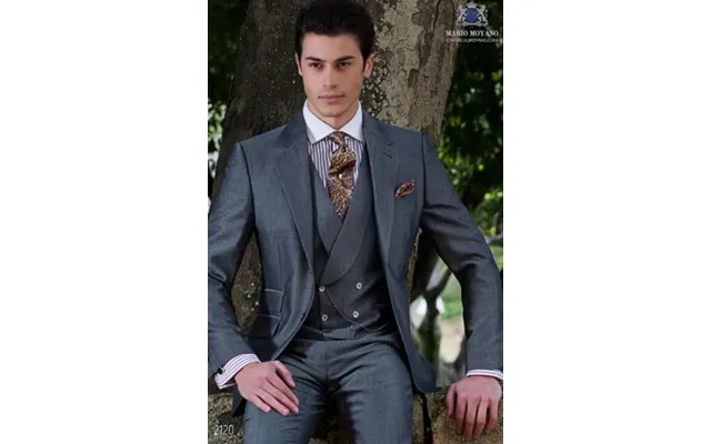 Mens Wide Lapel Suits - Gray