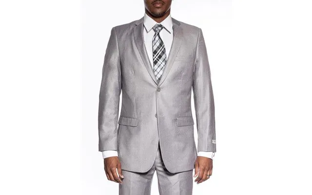 Slim Fit Prom Suits - Wool-sl-lt.gray