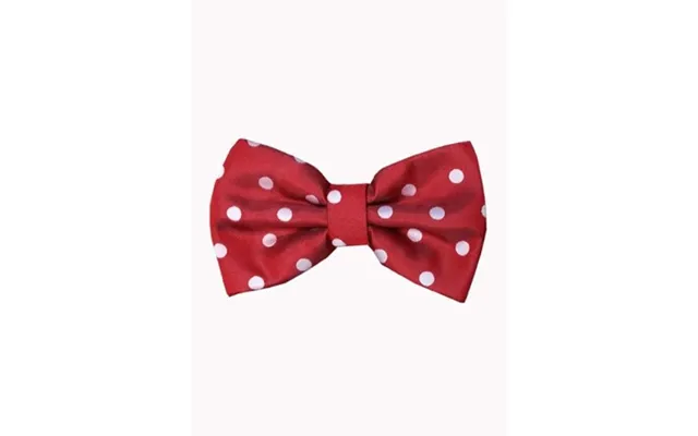 Wholesale Mens Ties Bulk - Men's Polyester Red And White Polka Dot Pattern Bowtie