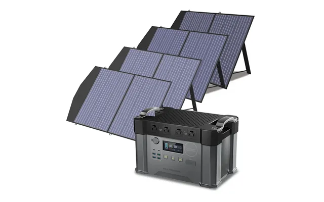 Allpowers Solar Generator Kit 2000w Power Station 100w Solar Panel