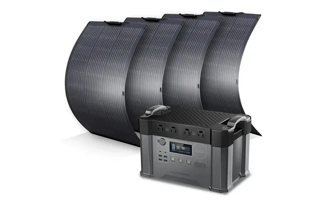 Allpowers Solar Generator Kit 2000w S2000 Sf100 100w Flexible Solar Panel