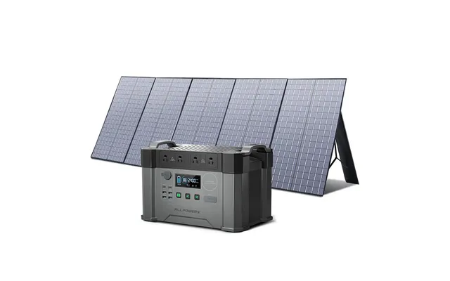Solar Generator Kit 2400w Portable Power Station 400w Solar Panel