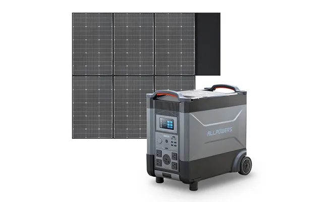 Solar Generator Kit 4000w Portable Power Station 600w Solar Panel