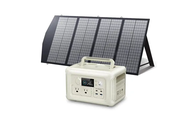Solar Generator Kit 600w Portable Power Station 140w Solar Panel