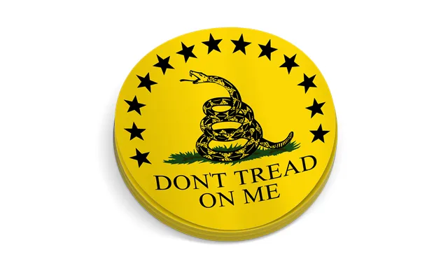 Don't Tread On Me Hard Hat Decal product image